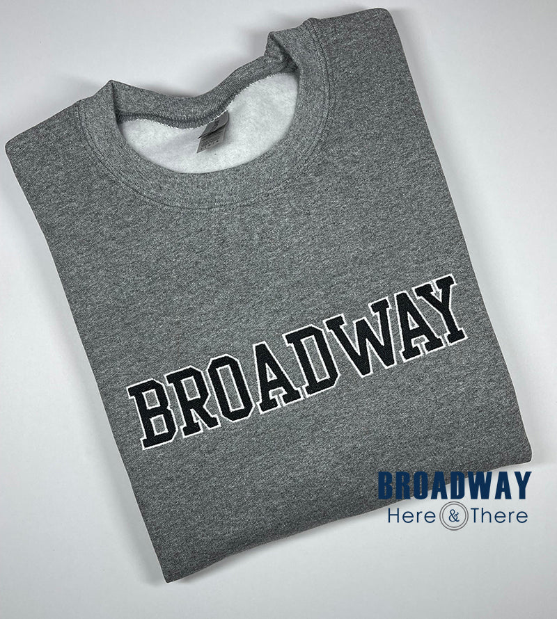 Crewneck Sweatshirt - BROADWAY - Varsity