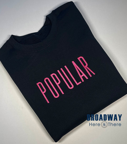 Crewneck Sweatshirt - POPULAR - Black/Clyde